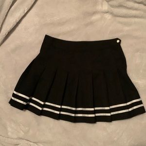 Black Pleated Skirt